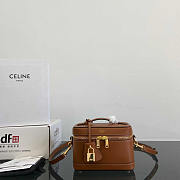 Celine Vanity Case Brown Bag 18x12x18cm - 1