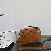 Celine Vanity Case Brown Bag 18x12x18cm - 4