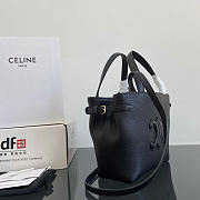 Celine Cabas Anais Black Bag 20.5x9x19cm - 3