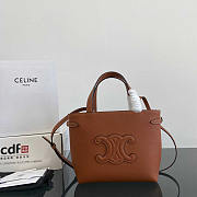 Celine Cabas Anais Brown Bag 20.5x9x19cm - 1