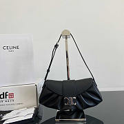 Celine Teen Polly Supple Black Calfskin 29.5x14.5x3cm - 1