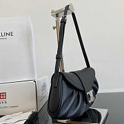 Celine Teen Polly Supple Black Calfskin 29.5x14.5x3cm - 6