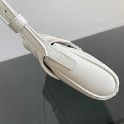 Celine Teen Polly Supple White Calfskin 29.5x14.5x3cm - 6