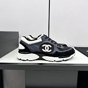 Chanel Navy Blue Black Sneaker - 1