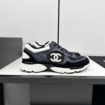 Chanel Navy Blue Black Sneaker