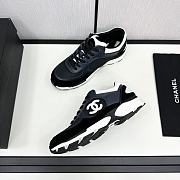 Chanel Navy Blue Black Sneaker - 5