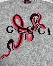 Gucci Wool Cashmere Sweater With Intarsia - 2