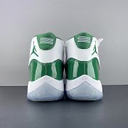 Air Jordan 11 Retro White And Green Sneaker - 5