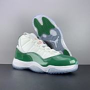 Air Jordan 11 Retro White And Green Sneaker - 4