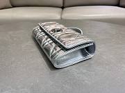 Dior Miss Caro Top Handle Pouch Silver 24x12x4cm - 4