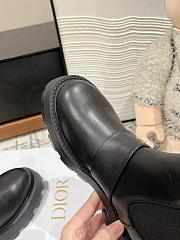 Dior D-Quest Ankle Boot Black Calfskin - 4