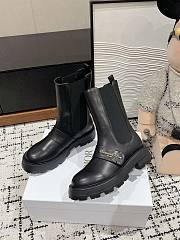 Dior D-Quest Ankle Boot Black Calfskin - 2