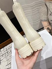 Dior D-Quest Ankle Boot White Calfskin - 3