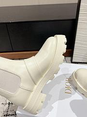 Dior D-Quest Ankle Boot White Calfskin - 2