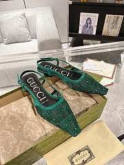 Gucci Green Flat - 1