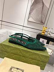 Gucci Green Flat - 2