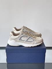 Dior B30 Sneaker Beige Mesh Technical Fabric - 1