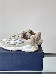 Dior B30 Sneaker Beige Mesh Technical Fabric - 3