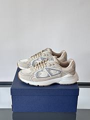 Dior B30 Sneaker Beige Mesh Technical Fabric - 2