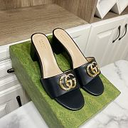 Gucci Black Sandal Heel 7cm - 1