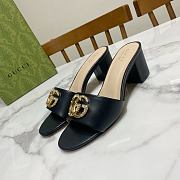 Gucci Black Sandal Heel 7cm - 3