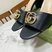 Gucci Black Sandal Heel 7cm - 2