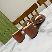 Gucci Brown Sandal Heel 7cm - 5