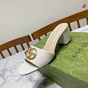 Gucci White Sandal Heel 7cm - 4