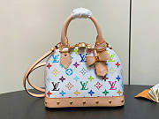 Louis Vuitton LV x TM Alma BB White 23.5x17.5x11.5cm - 1