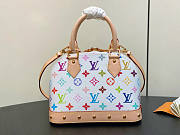 Louis Vuitton LV x TM Alma BB White 23.5x17.5x11.5cm - 4