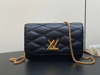 Louis Vuitton LV Wallet On Chain GO-14 Black 20x12x5cm