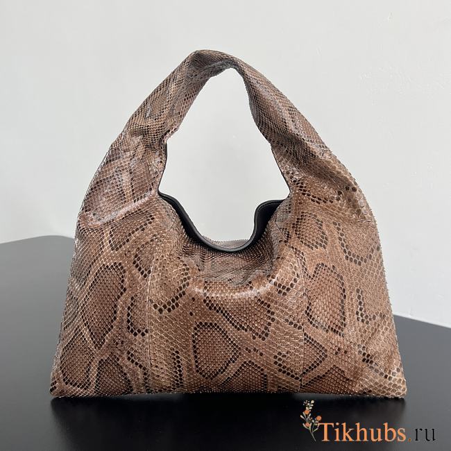 Bottega Veneta Small Hop Python 41x20.5x7.5cm - 1