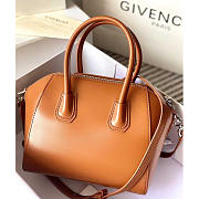 Givenchy Antigona Tote Glazed Mini Brown 23x27x13cm - 3