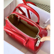 Givenchy Antigona Tote Glazed Mini Red 23x27x13cm - 6