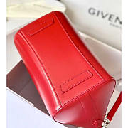 Givenchy Antigona Tote Glazed Mini Red 23x27x13cm - 5