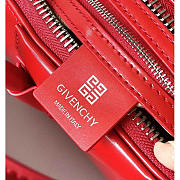 Givenchy Antigona Tote Glazed Mini Red 23x27x13cm - 3