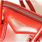 Givenchy Antigona Tote Glazed Mini Red 23x27x13cm - 2