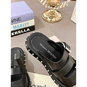 Alexander Mcqueen Stud Double Buckled Sandals Black - 5