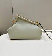 Fendi First Small Leather Light Green Bag 26x18x9.5cm - 4