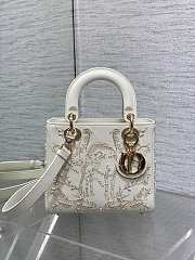 Dior Lady Bag White 20cm - 1