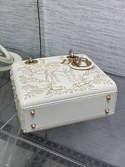 Dior Lady Bag White 20cm - 6