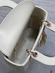 Dior Lady Bag White 20cm - 2