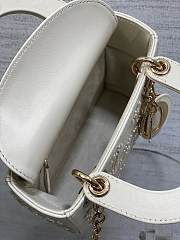 Dior Lady Bag White 17cm - 5