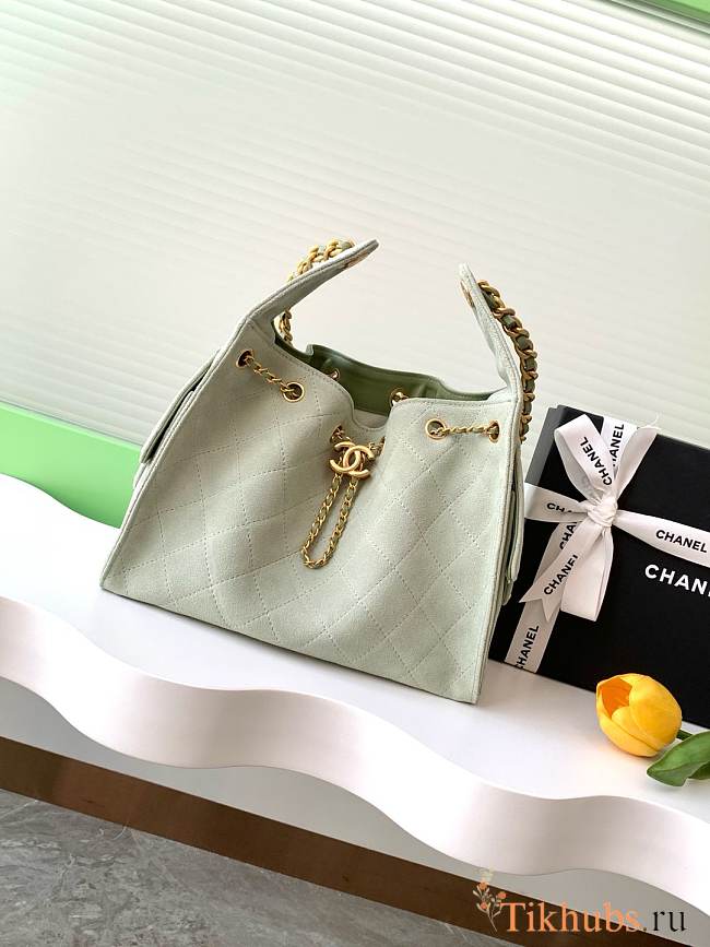 Chanel Cruise 25C Bag Light Green Hobo 30x26x14cm - 1