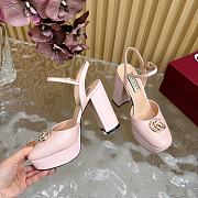 Gucci Platform Pump Double G Light Pink 10cm - 5