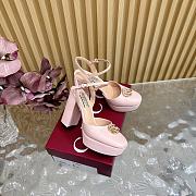 Gucci Platform Pump Double G Light Pink 10cm - 4