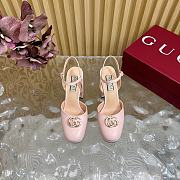 Gucci Platform Pump Double G Light Pink 10cm - 3