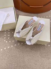 Jimmy Choo Samantha 35 In White Heel - 3