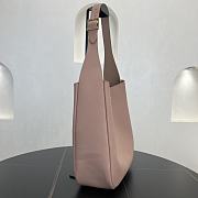 YSL Le 5 À 7 Large Grained Leather Pink 30x31x13cm - 5