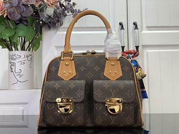 Louis Vuitton LV Monogram Manhattan PM Bag 30x12x20cm